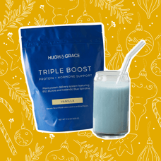 Triple Boost Protein + Hormone Support Powder from Hugh & Grace