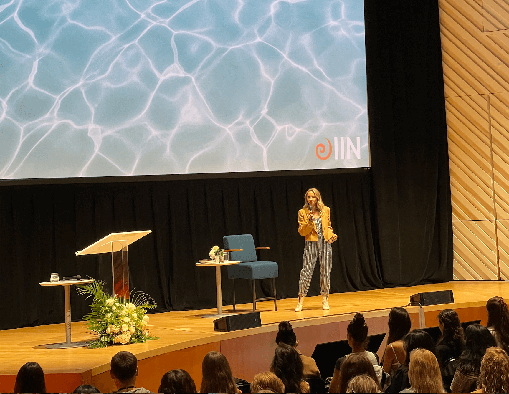 gabby bernstein speaking at miami 2022 event